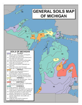 General Soils Map of Michigan